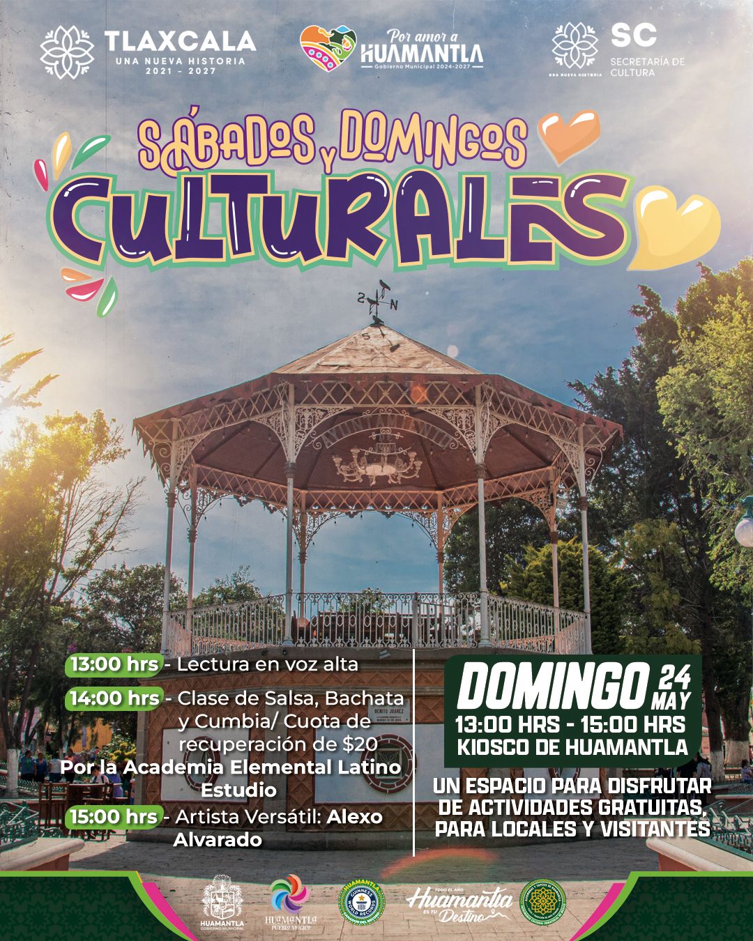 Huamantla impulsa la convivencia familiar con los ‘Sábados y Domingos Culturales’